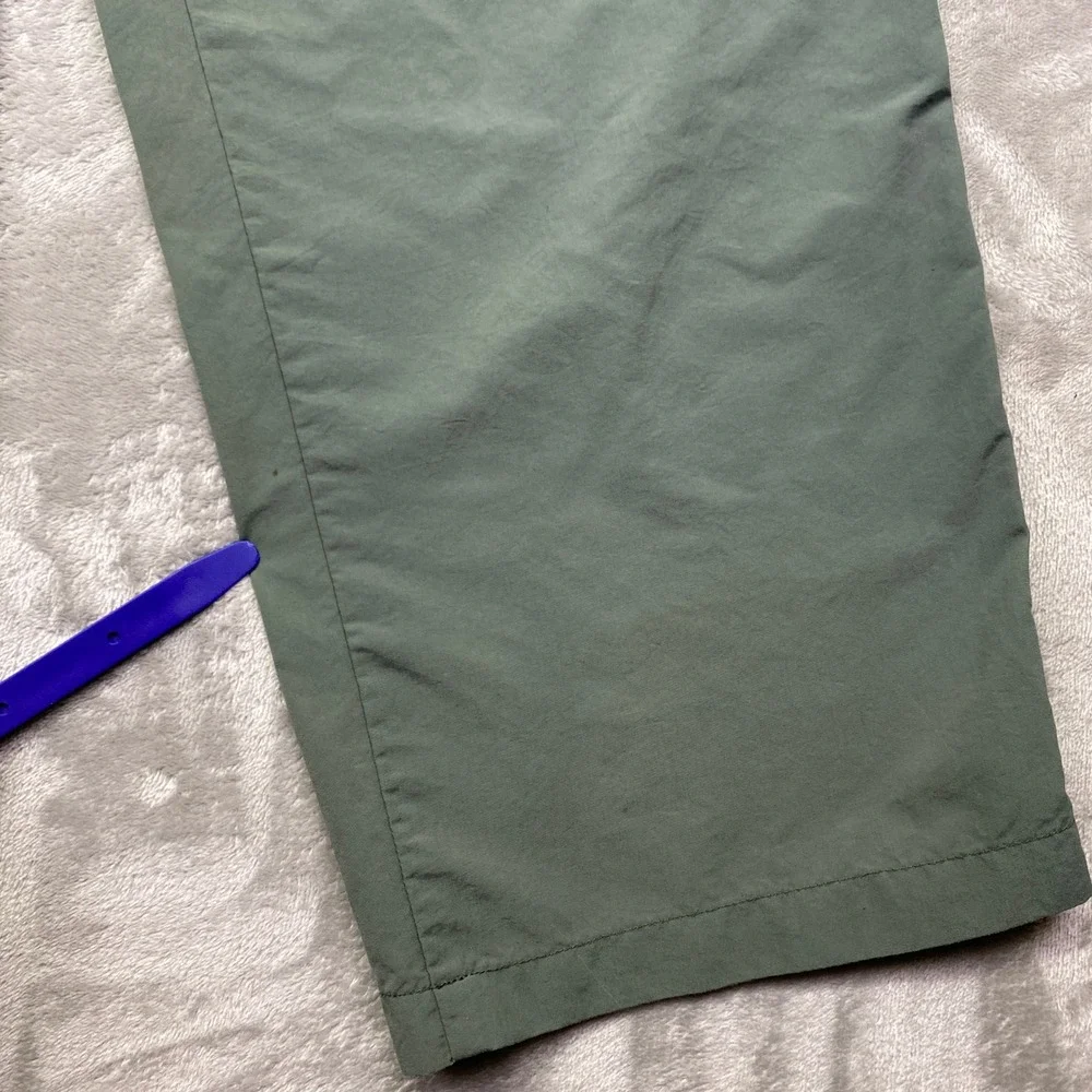 The North Face Mens Sage Green Cargo Hiking Pants‎ Drawstring Sz M 399TKS